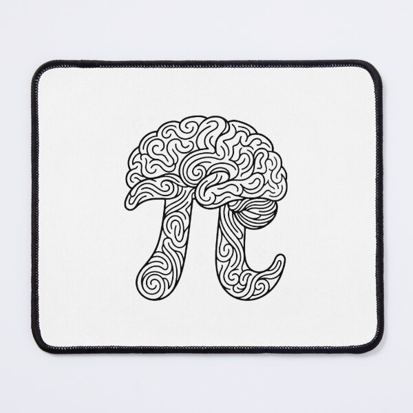 Item preview, Pi Brain π Spiral Math Teacher Gift designed and sold by badrobcheb1.