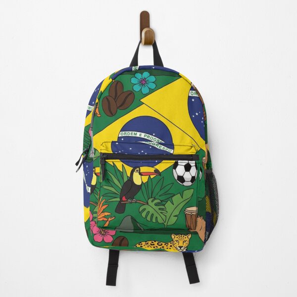 Item preview, Vibrant Brazil Heritage National Pride Collage Art designed and sold by DGtaLrtcom.