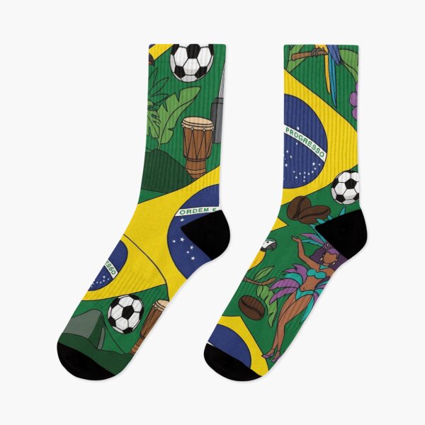 Item preview, Vibrant Brazil Heritage National Pride Collage Art designed and sold by DGtaLrtcom.