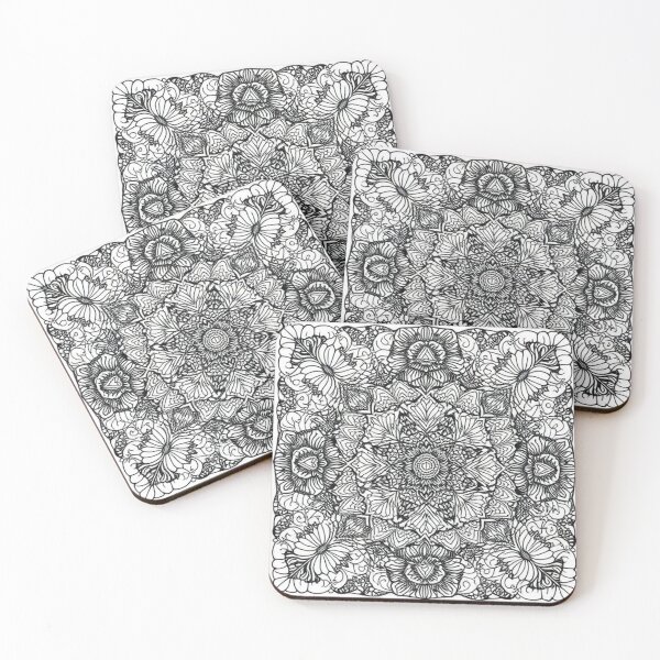 Item preview, Square Floral Harmony designed and sold by RAISC.