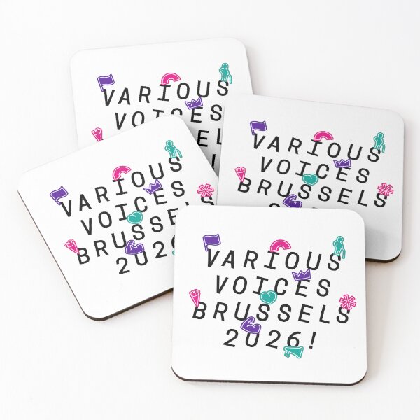Item preview, Various Voices 2026 (Logo) designed and sold by Various Voices Brussels 2026.