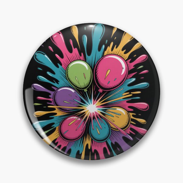 Item preview, Holi Water Balloon Explosion Shirt | Comic Pop Art Color Bomb Burst Festival of Colors Spring Tee designed and sold by DarylWelsh2024.