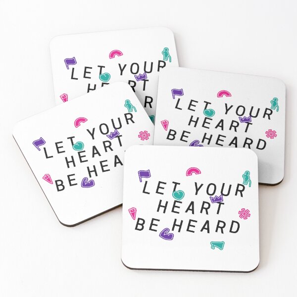 Item preview, Let Your Heart Be Heard (Color) designed and sold by Various Voices Brussels 2026.