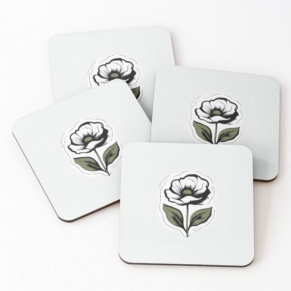Item preview, Vibrant Minimalist Poppy Flower  designed and sold by LimonellaStudio.
