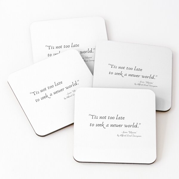 Item preview, A Quote from "Ulysses" by Alfred Lord Tennyson designed and sold by Poemit.