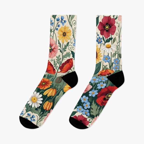 Item preview, Lush Wildflower Pattern – Vibrant Floral Nature Design designed and sold by LegendChoice.