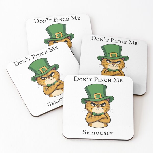 Item preview, Don't Pinch Me Seriously - Cat St Patrick's Day designed and sold by TobiasLogic.