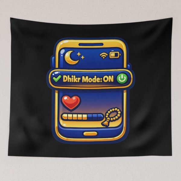 Item preview, Dhikr Mode Islamic Tech for Gen Alpha designed and sold by SplashTastic.