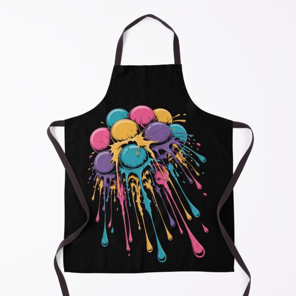 Item preview, Holi Color Balloon Drip Shirt | Neon Paint Bomb Cluster Long Drip Festival of Colors Spring Tee designed and sold by DarylWelsh2024.