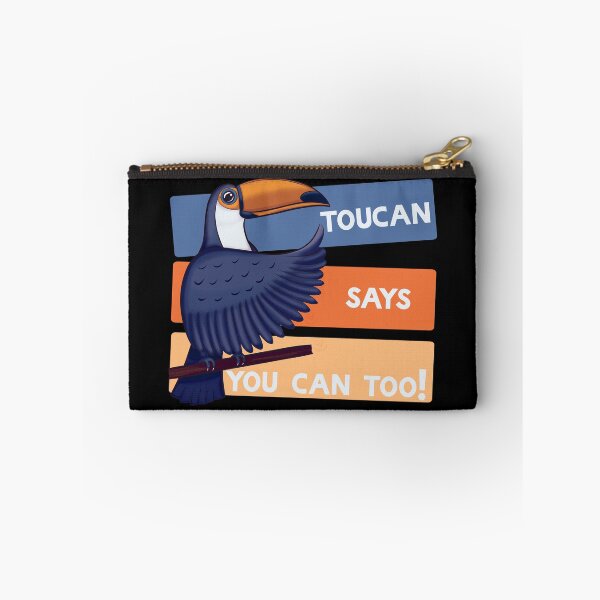 Item preview, Colorful Toucan Bird with Positive Motivational Message designed and sold by ChantellaGF.