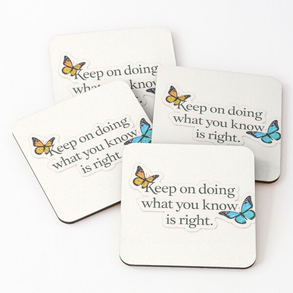 Item preview, Keep on Doing what you know is Right butterflies designed and sold by LuluLeb.