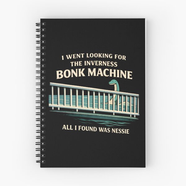 Item preview, Inverness Bonk Machine Nessie Scotland Funny Meme TShirt designed and sold by ArcanePrintsxo.