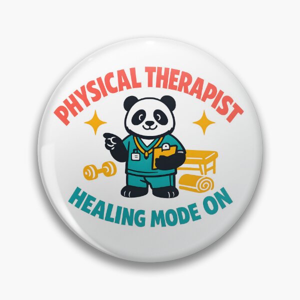 Item preview, Physical Therapist Healing Mode On – Cute Panda PT Design designed and sold by ClinicalHubs.