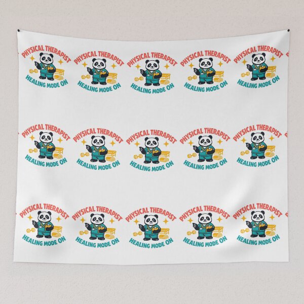 Item preview, Physical Therapist Healing Mode On – Cute Panda PT Design designed and sold by ClinicalHubs.