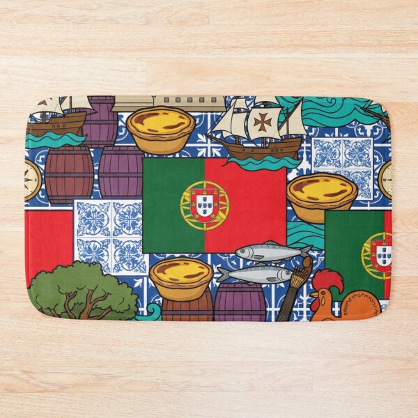 Item preview, Vibrant Portugal Heritage National Pride Collage Art designed and sold by DGtaLrtcom.