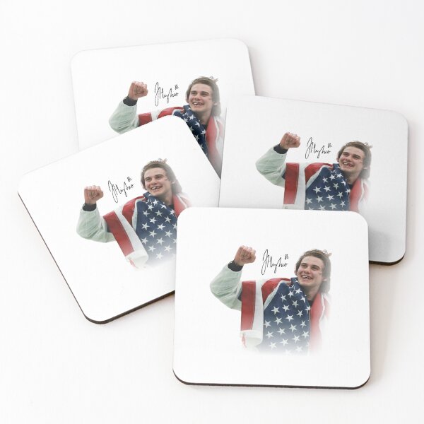 Item preview, Jack Hughes Ice Hockey Victory USA designed and sold by sahbender.