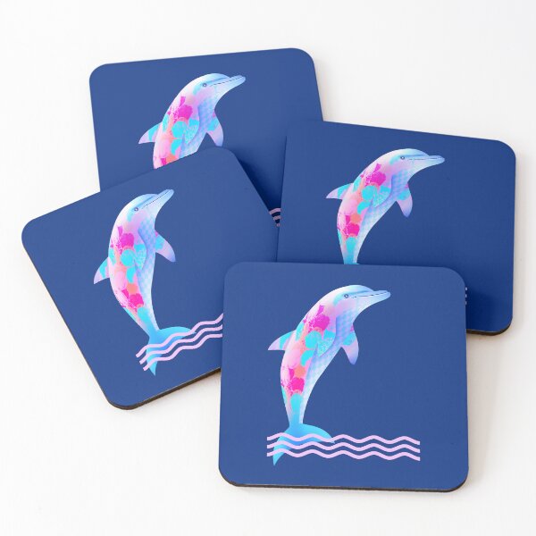 Item preview, Flower Dolphin | Tribal Spirit Sea Art designed and sold by WestIndigo.