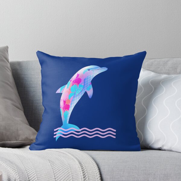 Item preview, Flower Dolphin | Tribal Spirit Sea Art designed and sold by WestIndigo.