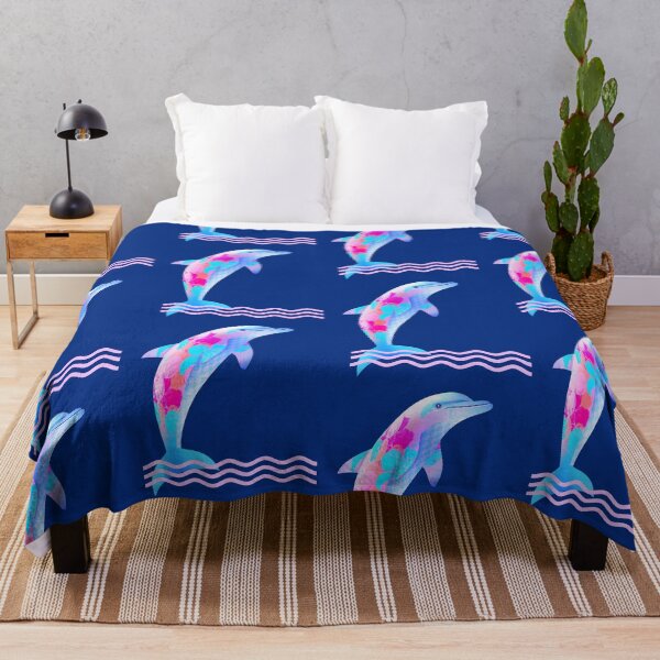 Item preview, Flower Dolphin | Tribal Spirit Sea Art designed and sold by WestIndigo.
