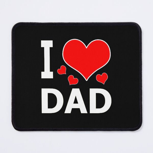 Item preview, I love Dad - read heart desgin designed and sold by pixperienz4u.