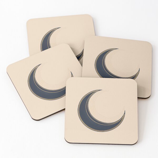 Item preview, Minimalist Crescent Moon Celestial Art Bohemian Decor designed and sold by SplashTastic.