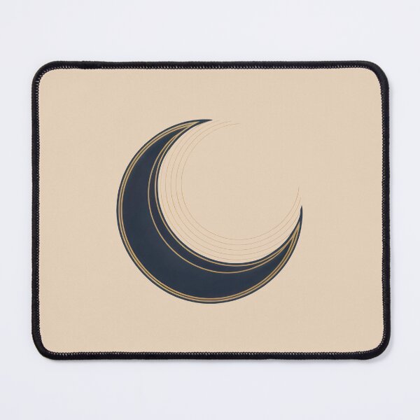 Item preview, Minimalist Crescent Moon Celestial Art Bohemian Decor designed and sold by SplashTastic.