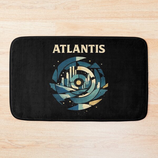 Item preview, Atlantis Abstract Modern Art Design designed and sold by Retr0Tshirts.