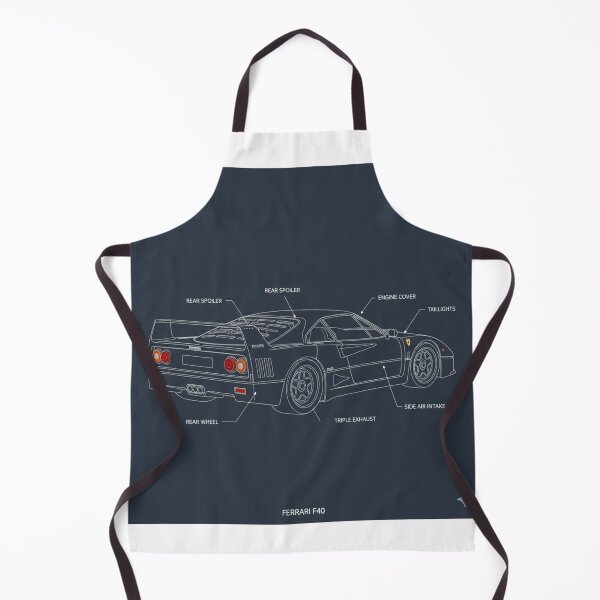 Item preview, Ferrari F40 Italian Supercar Blueprint designed and sold by BobbiHauler.