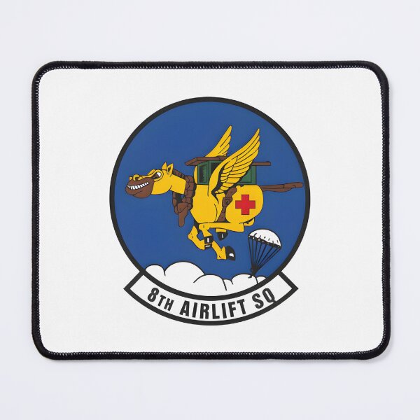 Item preview, Official Emblem of the 8th Airlift Squadron: The Flying Mule designed and sold by CharlieDesings.