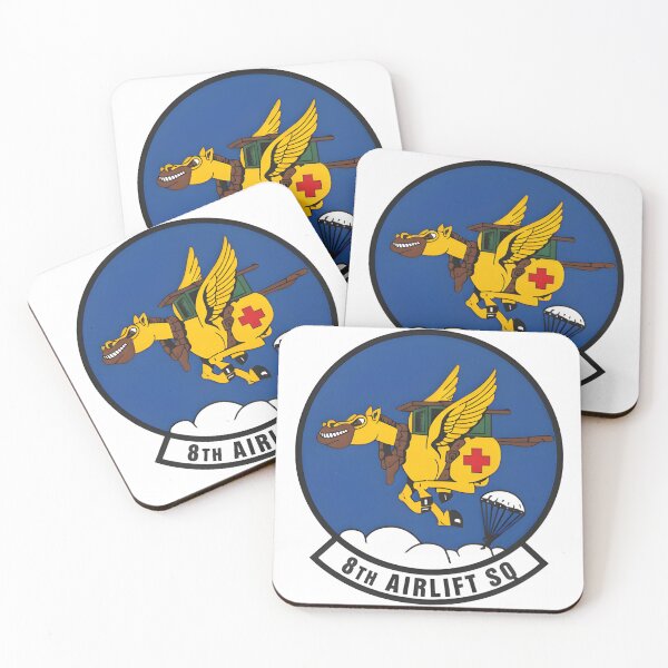 Item preview, Official Emblem of the 8th Airlift Squadron: The Flying Mule designed and sold by CharlieDesings.