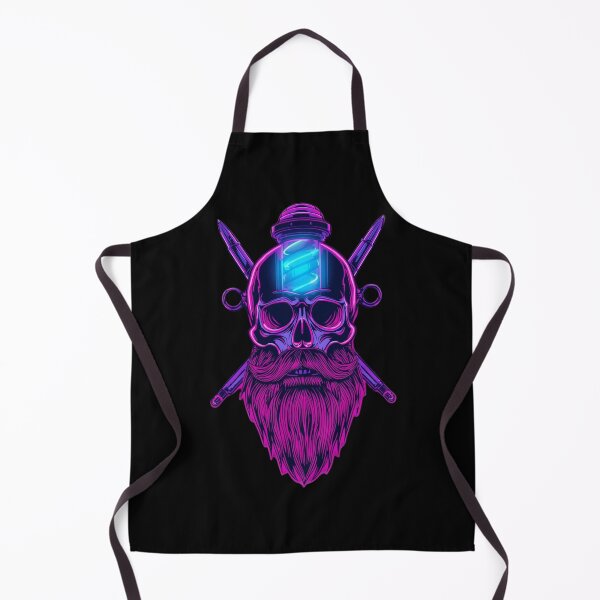 Item preview, Neon Barber Skull Streetwear – Barber By Day Street By Night T-Shirt Vol.4 designed and sold by SteelMotionG.