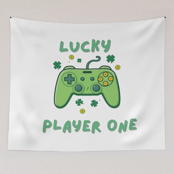 Item preview, Lucky Player One - St Patrick's Day Gamer Gift designed and sold by TobiasLogic.