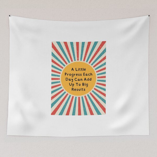 Item preview, A Little Progress Each Day Can Add Up To Big Results designed and sold by Dondonmart.