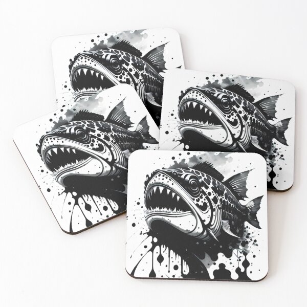 Item preview, piranha designed and sold by DonnaBlankaArt.