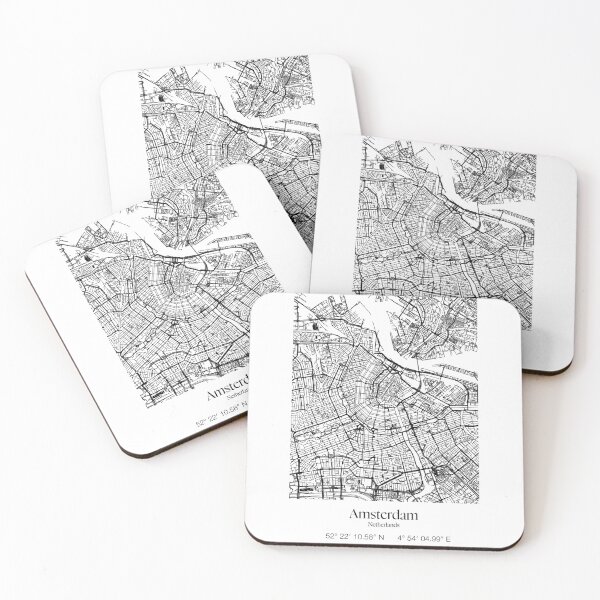 Item preview, Amsterdam Netherlands Holland poster map designed and sold by DopamineDr0p.