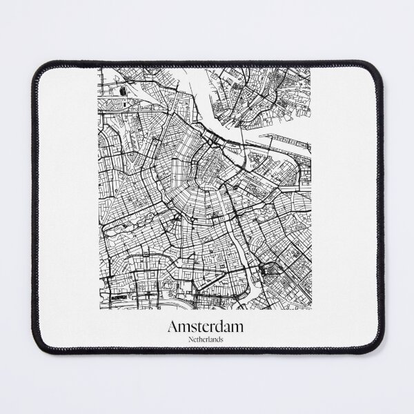 Item preview, Amsterdam Netherlands Holland poster map designed and sold by DopamineDr0p.