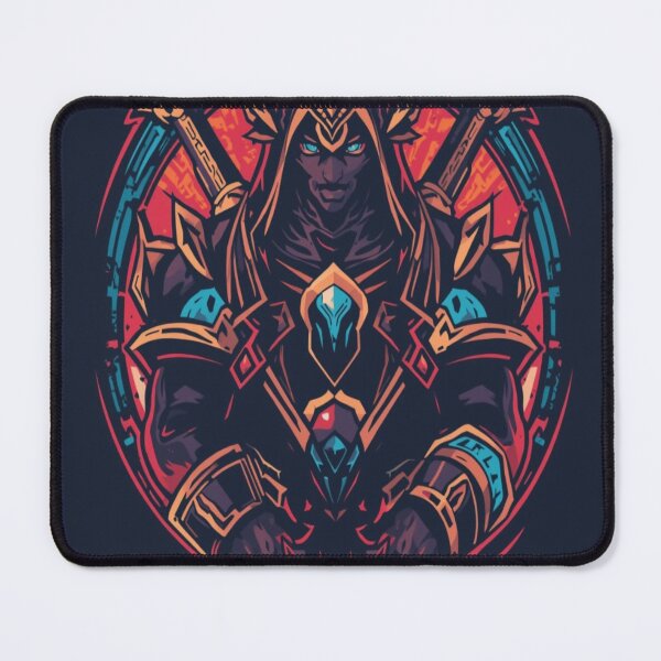 Item preview, Arcane Sentinel – Red & Blue Energy Warrior” designed and sold by BallBallon's.