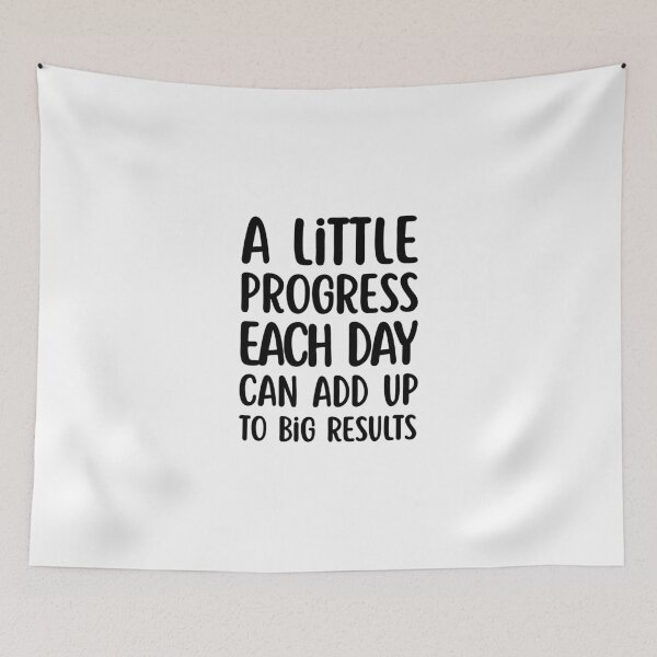 Item preview, A Little Progress Each Day Can Add Up To Big Results designed and sold by Dondonmart.