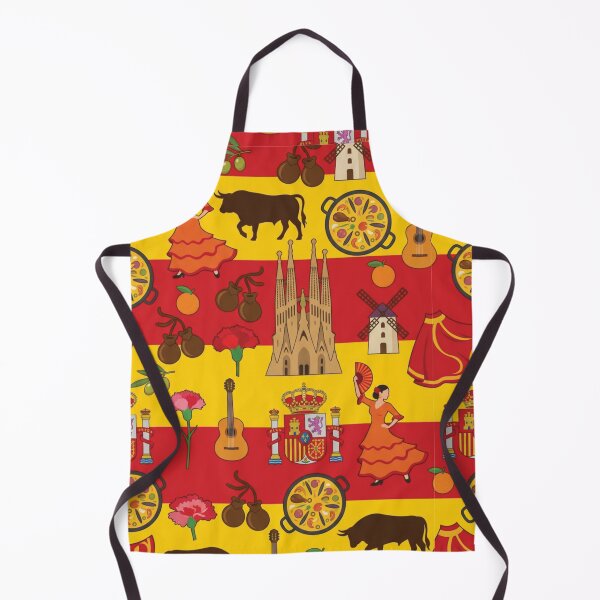 Item preview, Vibrant Spain Heritage National Pride Collage Art designed and sold by DGtaLrtcom.