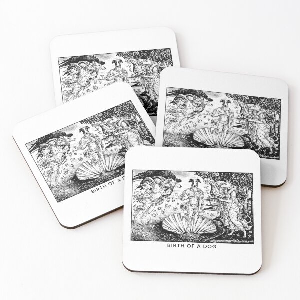 Item preview, Pawfect Masterpieces - Birth of Dog - Renaissance Parody designed and sold by PhokaPhokich.