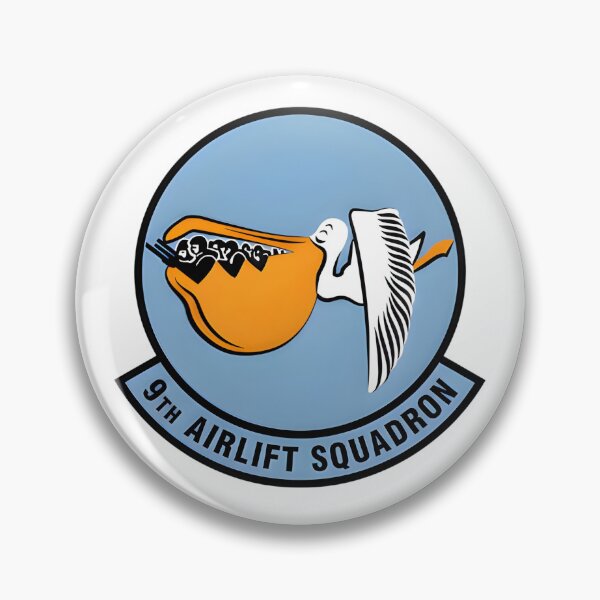 Item preview, Official Emblem of the 9th Airlift Squadron: The Cargo Pelican designed and sold by CharlieDesings.