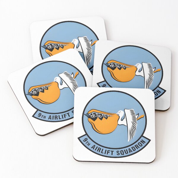 Item preview, Official Emblem of the 9th Airlift Squadron: The Cargo Pelican designed and sold by CharlieDesings.