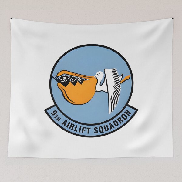 Item preview, Official Emblem of the 9th Airlift Squadron: The Cargo Pelican designed and sold by CharlieDesings.
