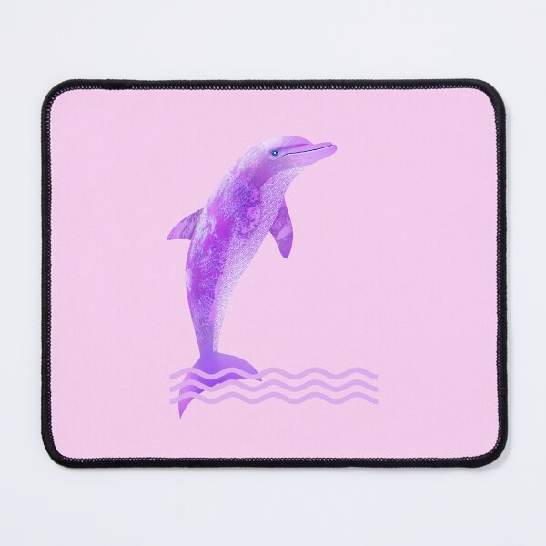 Item preview, Moonage Pink Dolphin | Tribal Spirit Sea Art designed and sold by WestIndigo.