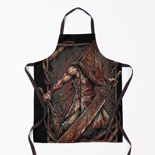 Item preview, Rusty Helmet Pyramid Head Silent Hill 2 Remake Great Knife Monster Art designed and sold by Senpaiwaves.