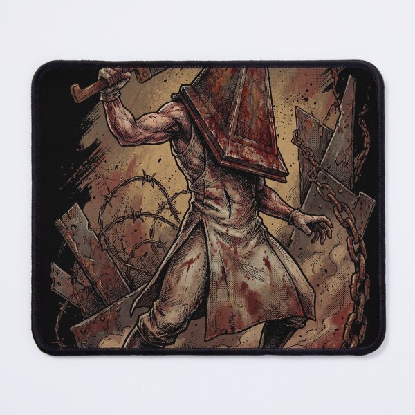 Item preview, Pyramid Head Stalking Silent Hill 2 Remake Fog Horror Red Pyramid Thing designed and sold by Senpaiwaves.