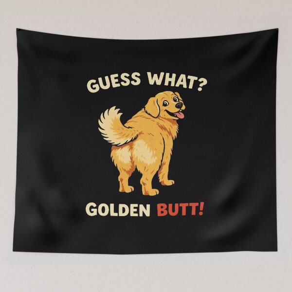 Item preview, Guess What Golden Butt designed and sold by JODYSMORGAN.