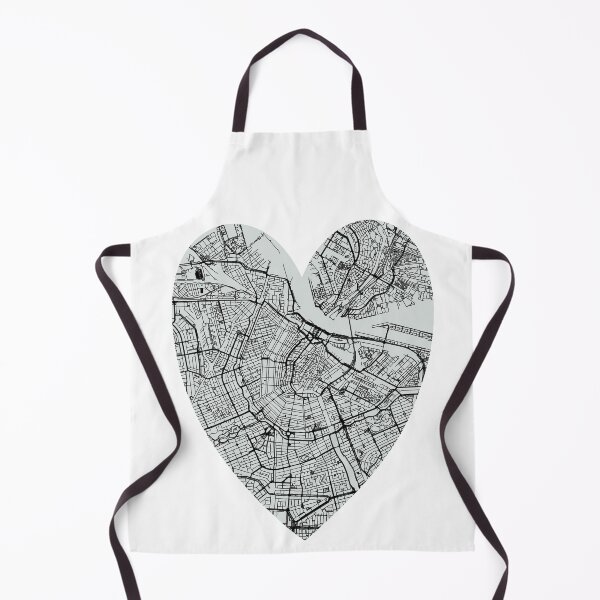 Item preview, Color heart  Amsterdam Netherlands Holland poster map designed and sold by DopamineDr0p.