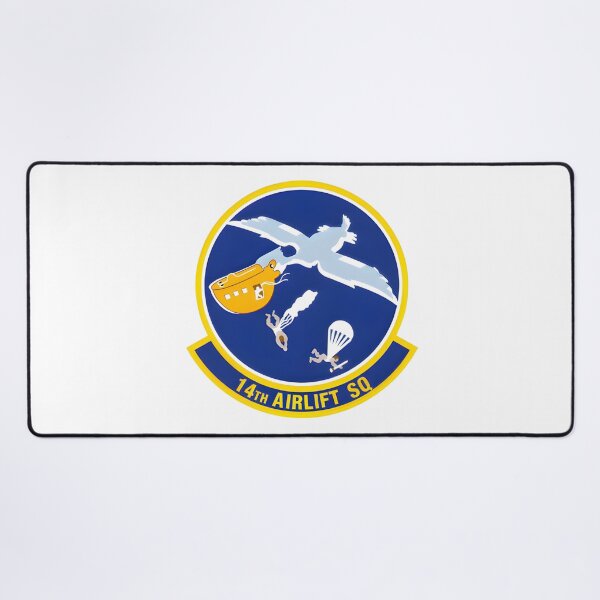 Item preview, Official Emblem of the 14th Airlift Squadron: The Paratrooper Stork designed and sold by CharlieDesings.