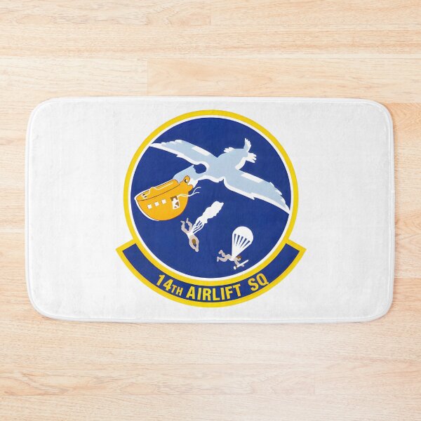 Item preview, Official Emblem of the 14th Airlift Squadron: The Paratrooper Stork designed and sold by CharlieDesings.